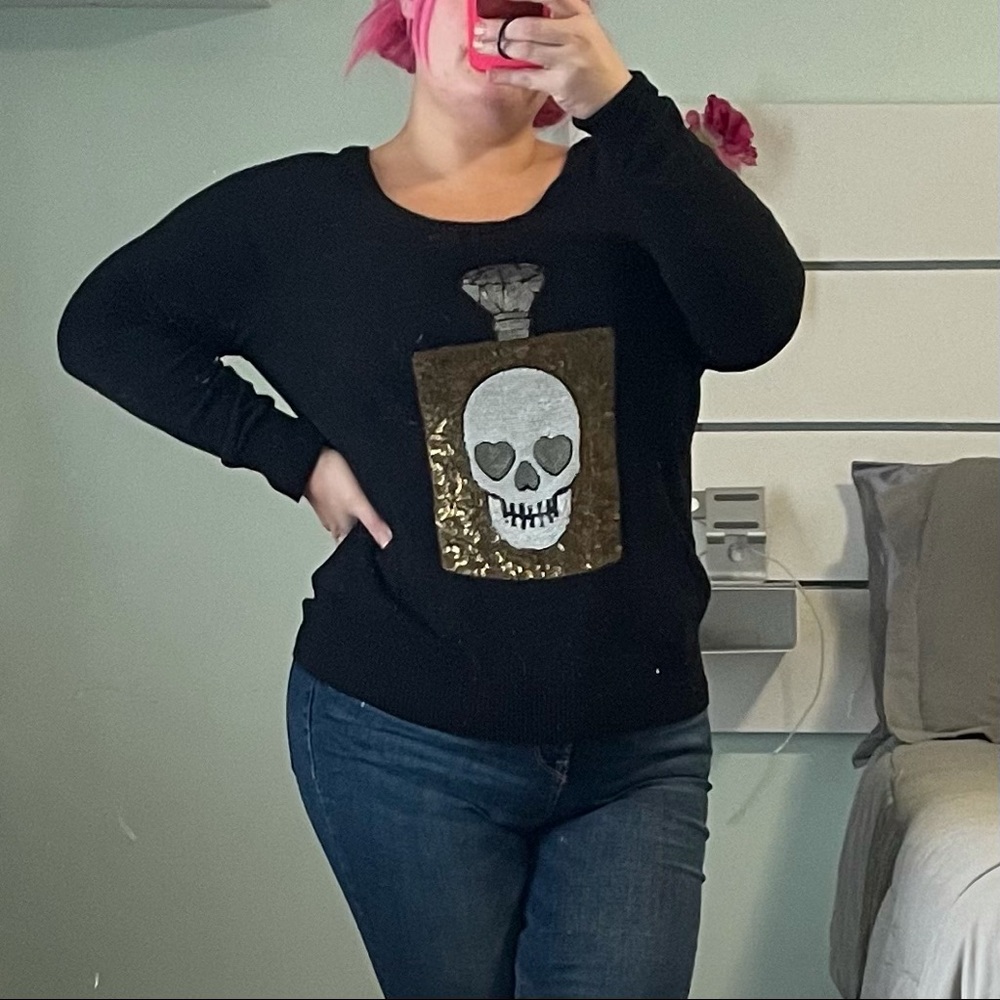 Torrid skull sweater